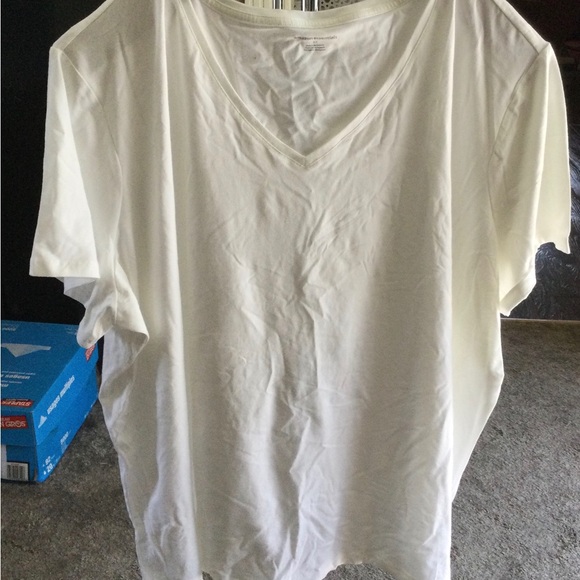 Amazon Essentials Plus Size Short-Sleeve V-Neck T-Shirt - Picture 4 of 8